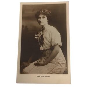 Bess Fife Brooks Vintage Portrait Photo Postcard Antique Approx 1920’s